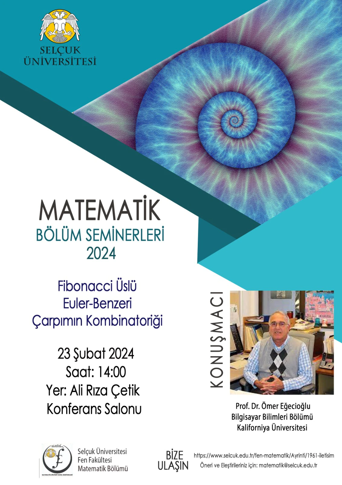 Matematik Bölüm Semineri 2024